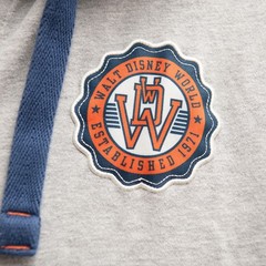 Disney World Full Zip Hoodie Sweatshirt Mens L WDW Disney Core 1971 Collegiate