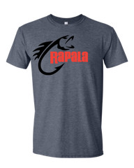 Rapala fishing fisherman fish T-Shirt Dark gray Reel rod Pole Rapala Lews hook