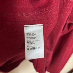 Tommy Bahama Mens Quarter Zip Pullover Sweatshirt Deep Red Pattern Size Large