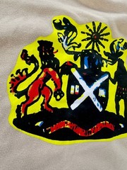 Kanye West Jesus Is King Jamaica Seal Crewneck Sweatshirt In Beige – Dk Grey LRG