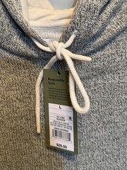 Men’s NWT Goodfellow & Co. Heathered Gray Long Sleeve Hooded Sweatshirt Size L