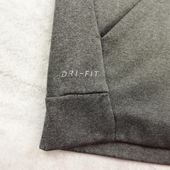 Nike Hoodie Mens Medium Gray Dri-FIT Pullover Swoosh Logo Athletic 922438-071