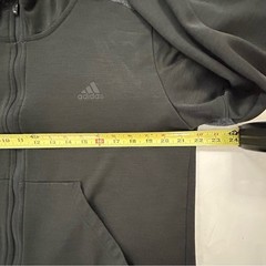 Adidas Climawarm Men’s Hoodie Size XL Black Gray Thumbholes Full Zip Fall Winter
