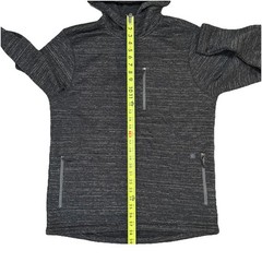 Roark Full Zip Hoodie Mens Large Charcoal Grey Excellent Space Dye RF196