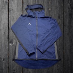 Nike Jordan Mens LARGE Dri-Fit Showtime Therma-Fit Hoodie Navy FQ5378-419