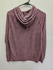 tentree Burgundy Pullover Hoodie Size med Sustainable Hemp Poly Blend