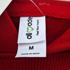 Makers Mark Hoodie Red Size M Whisky Athleisure Sport Organic Cotton Sustainable