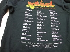 YES Band YESTIVAL Black Hoodie Full Zip Size Medium