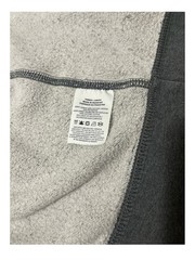 Nike Men’s Gray Fleece Full Zip Hooded Hoodie Logo Pockets Size L Regular Fit