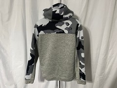 Nike Dri-Fit Men’s Gray Black White Camo Hooded Sweatshirt Hoodie Medium M