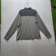 Columbia Men Sweatshirt L Gray Omni-Wick Activewear Gorpcore Logo Zipper Long