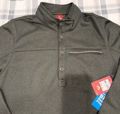 Eastern Mountain Sports Fireside Button Pullover Mens Medium Pine Grove Fleece