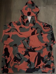 Mens Hoodie 4XL Pullover Sweatshirt Red Gray Black Camo Big And Tall Size 4X