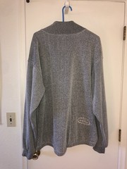 Vintage Specialized 1/4 Zip Gray Embroidered Pullover Sweatshirt Sz L Cycling