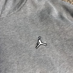 Nike Air Jordan Pullover Hoodie Men’s Size Large Gray Sweatshirt Jumpman Logo