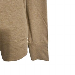 Huk Men’s Bayside Pullover Crew Neck Sweatshirt Solid Beige XL Polyester/Spandex