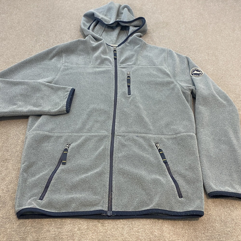 Pendleton Hoodie Mens Small Full Zip Sweatshirt Jacket Gray Southwestern