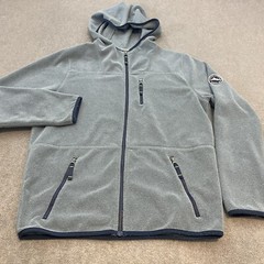Pendleton Hoodie Mens Small Full Zip Sweatshirt Jacket Gray Southwestern