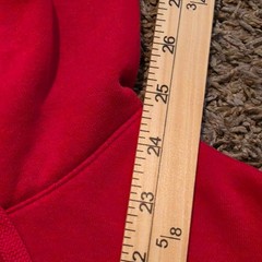 Nike Mens Sportswear Club Fleece Pullover Hoodie Red White Logo Small BV2654-657