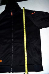 TACTICAL SWEATSHIRT MEN’S FULL ZIP HOODIE LONG SLEEVE JACKET W/ POCKET SZ XXL