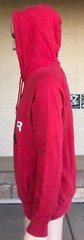Vintage Air Jordan Red Bred Hoodie Sweatshirt Indonesia Size Medium Big Logo