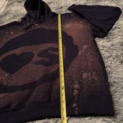 NWT Love Money Black Brown Waffle Back Hoodie XL