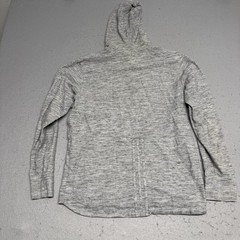 Adidas Essentials Pique Drawstring Hoodie Heather Grey BS3232 Men’s Large