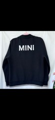 MINI Cooper Men’s Black Full Zip Sweatshirt Jacket w/ Pockets High Neck Logo XL