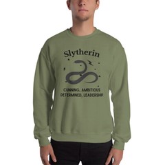 Slytherin House Harry Potter Unisex Sweatshirt S,M,L,XL,2X,3X