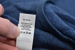 24 Tultex 320 Fleece Lined Heather Denim Pullover Hoodie Sweatshirt Blank Mens L