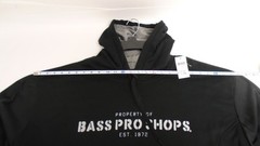 Bass Pro Shops Black Hoodie Men’s 3X 100% Polyester Long Sleeve Kangaroo Pocket
