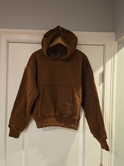 Yeezy X GAP Engineered by Balenciaga Double Layer Hoodie Light Brown Size Small