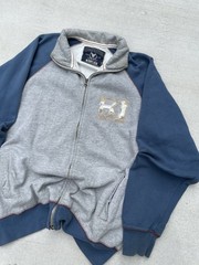 Company 81 Men’s XL Colorblock Full Zip Fleece Sweatshirt Mock Neck Logo