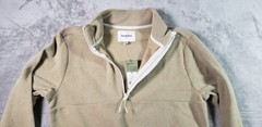 Goodfellow & Co Men’s Polar Fleece Half Zip Sweatshirt, Tan Size Medium