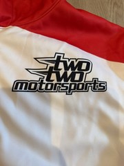 Zip Hoodie Two Two Motorsports Honda Motocross Jacket Red White Adult XL – NWOT