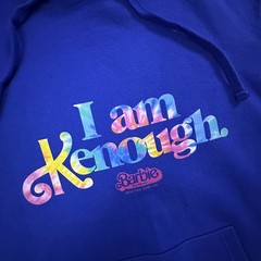 Barbie Movie Hoodie Adult Medium Blue Tie Dye Kenough Mattel Official Merch Ken