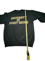 Vintage 1990s JanSport University of Puget Sound Sweatshirt Mens XL Green