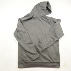 Nike Hoodie Mens Medium Gray Dri-FIT Pullover Swoosh Logo Athletic 922438-071