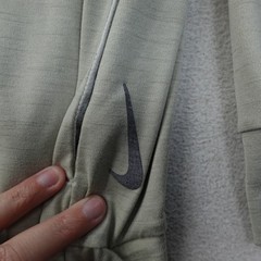 Nike Yoga Hoodie Mens Large Dri-FIT Full Zip Beige Training Jacket CZ2217