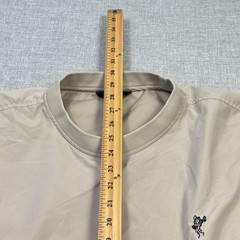 Ashworth Sweatshirt Mens 2XL Beige Microfiber Crew Neck Lightweight Golf