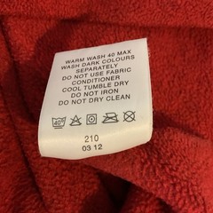 Rohan Vital Zip Fleece Mens Medium Red 1/4 Zip Jumper Outdoor Walking Hiking