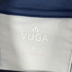 VUGA Men’s Blue Gray 1/4 Zip Sweatshirt Sporty Athletic Golf Pullover Large
