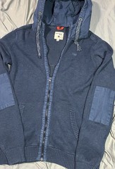 Vintage Triple 5 Soul Men’s Full Zip Hoodie Size Medium Blue Y2K Skater