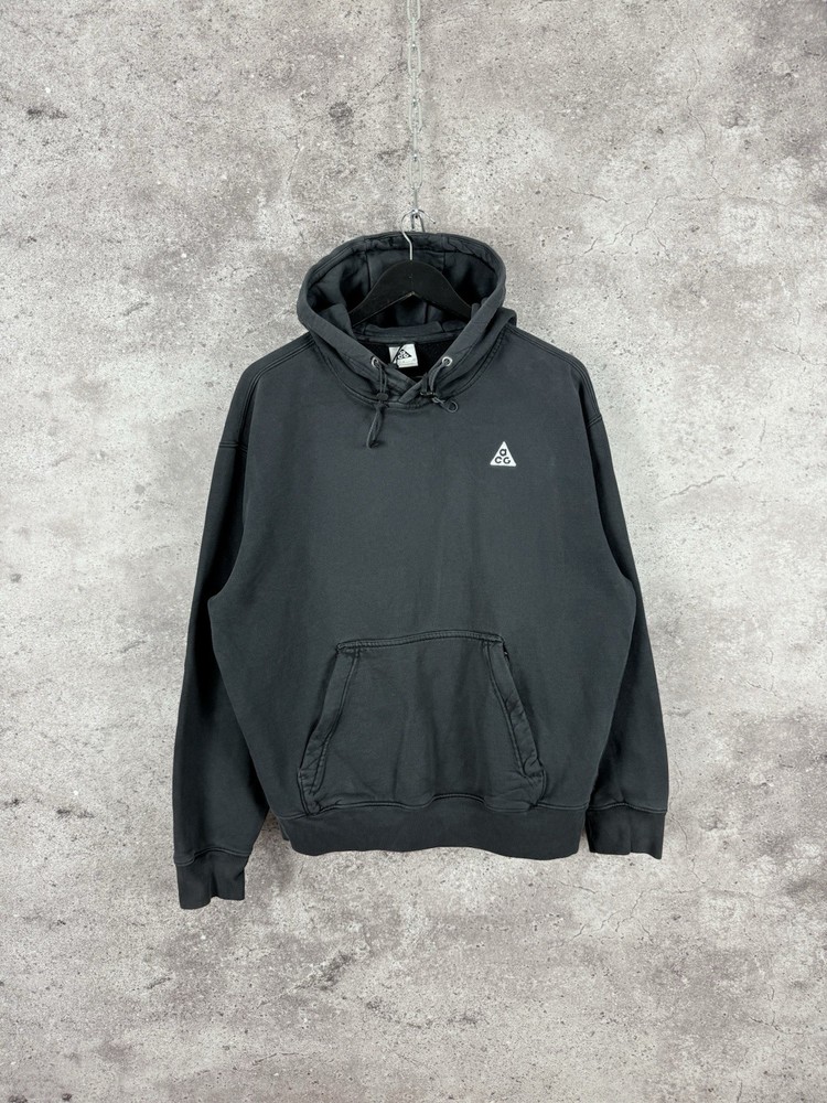 Nike ACG Hoodie Faded Outdoors Activewear Workwear Gray Mens Size S