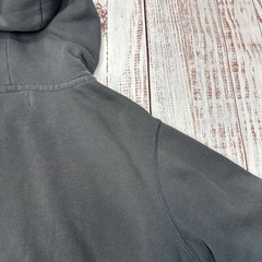 VTG Polo Ralph Lauren Lined Hoodie Mens Sz Large Gray Full Zip Logo Classic