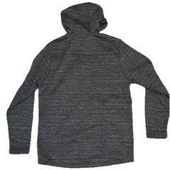 Roark Full Zip Hoodie Mens Large Charcoal Grey Excellent Space Dye RF196