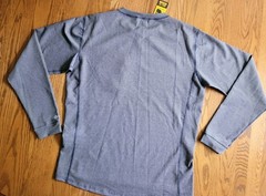 Carhartt Men’s Force Heavyweight Heathered Knit Base Layer Crewneck Pocket Top L