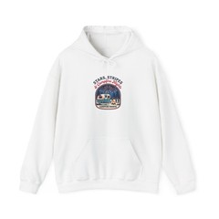 Stars, Stripes & Campfire Nights Hoodie | Retro Camper Graphic