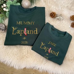 Personalised LAPLAND Family Christmas Jumper | Xmas Sweatshirt | Xmas Jumper