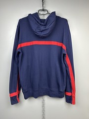 vivienne westwood hoodie zip up mens cotton size XL navy red